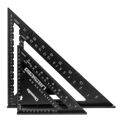 Speedvinkel 0-90º i aluminum 305x305 mm med sort-oxideret finish